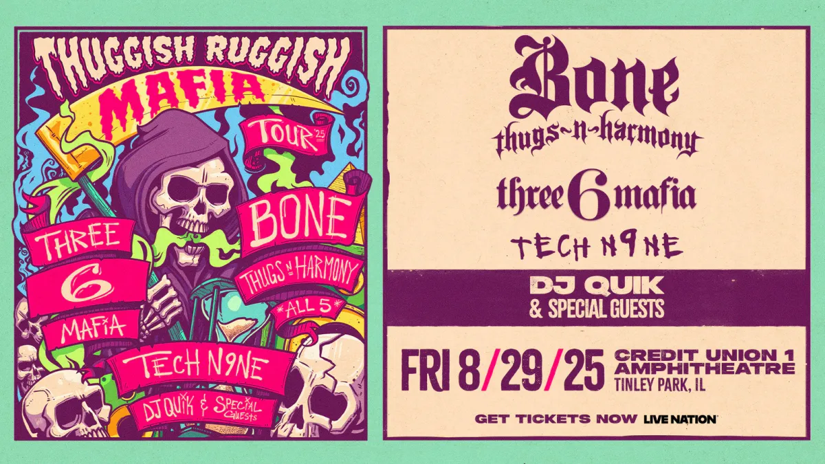Parking Bone Thugs-N-Harmony and Three 6 Mafia with Tech N9ne and DJ Quik, 22 August | Event in Rogers | AllEvents