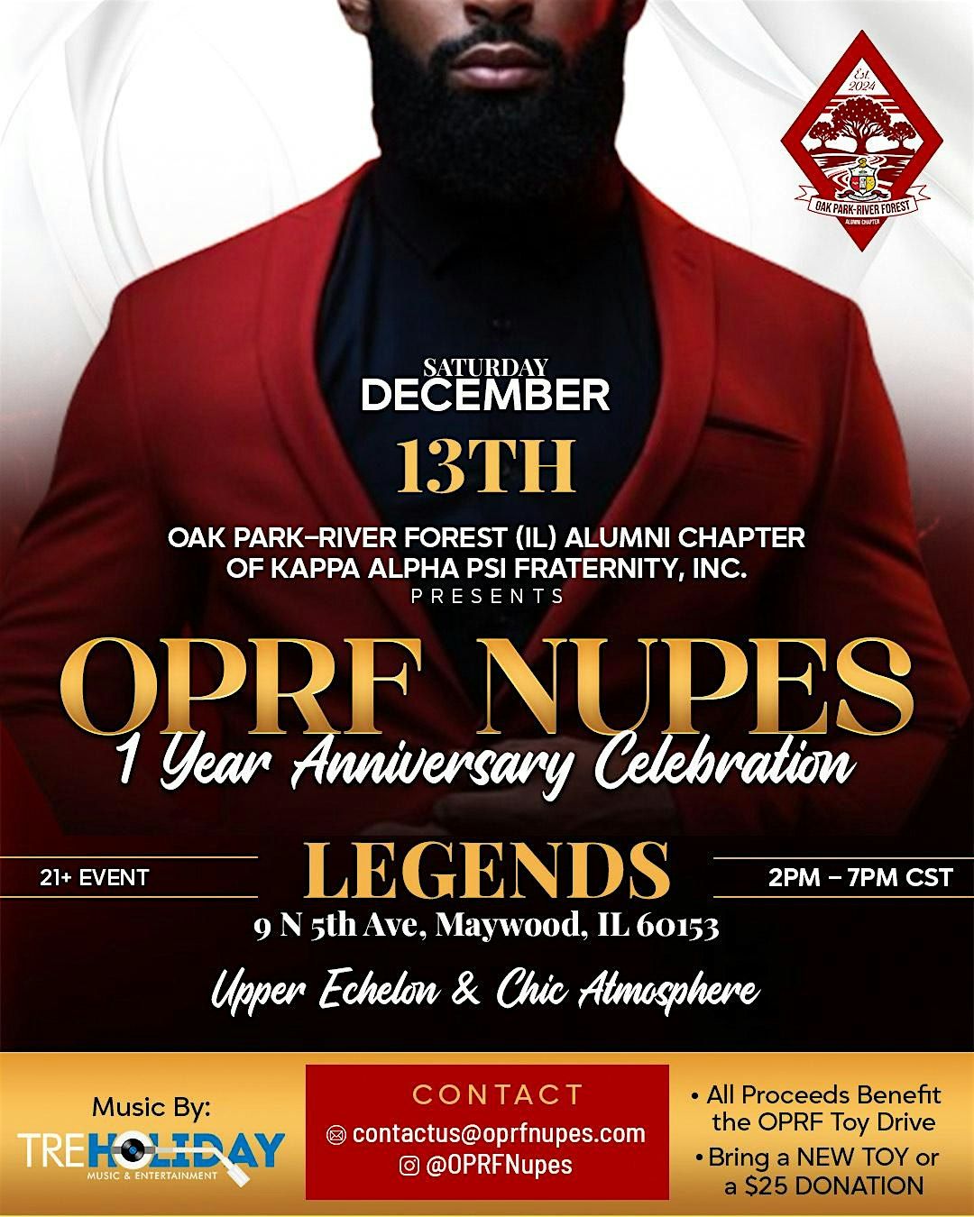 OPRF Nupes 1 Year Anniversary Celebration, 13 December | Event in Maywood | AllEvents