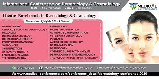 Dermatology 2020 At Venice Italy Venice