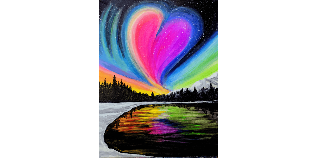 Heavenly Heart - Paint and Sip in Sacramento | Classpop!™, 27 December | Event in Elk Grove | AllEvents