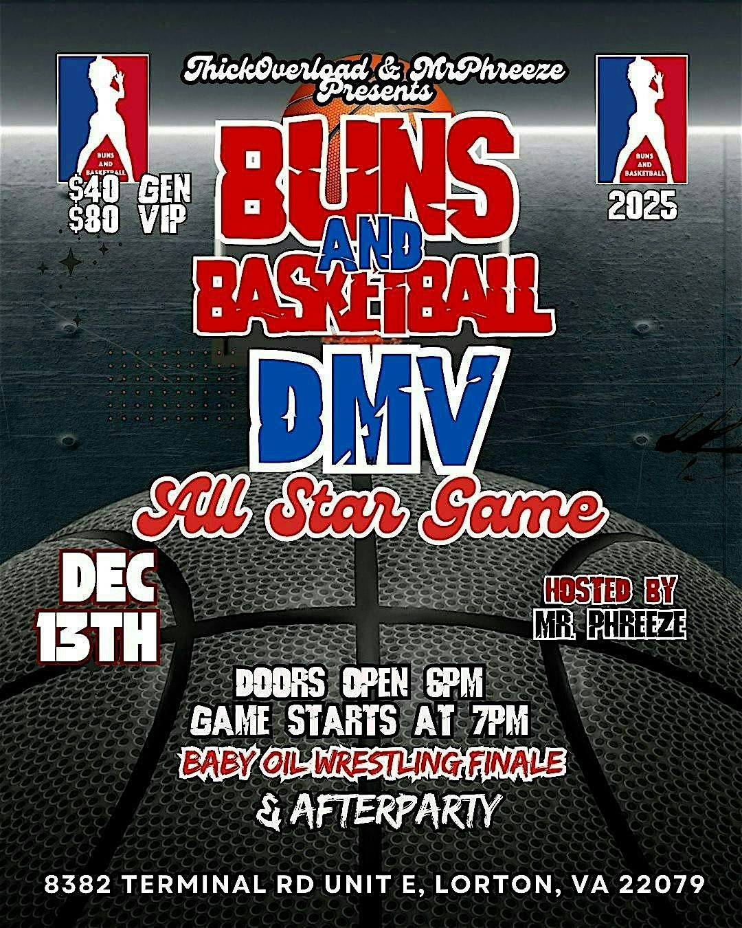 Buns and Basketball All Star Game - DMV - Dec 13 2025, 13 December | Event in Lorton | AllEvents