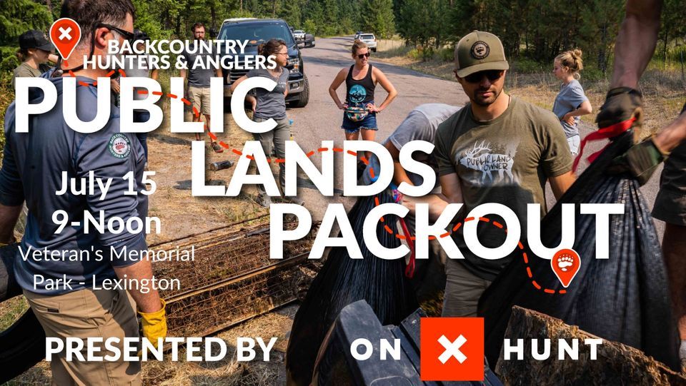 Hickman Creek Packout with Kentucky BHA and Bluegrass TU, Veterans Park