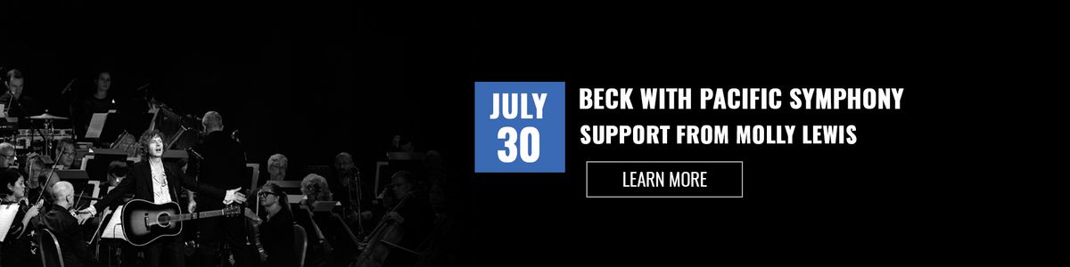 Beck with Pacific Symphony at Pacific Amphitheatre, 30 July | Event in Costa Mesa | AllEvents