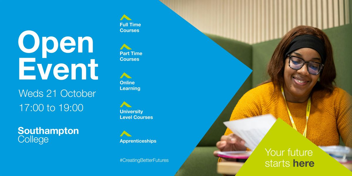 Southampton College Open Event - Wednesday 21 October 2026, Southampton ...