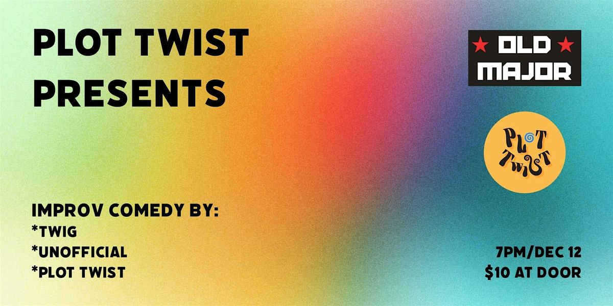Plot Twist and Improv Friends Event, 12 December | Event in Baltimore | AllEvents