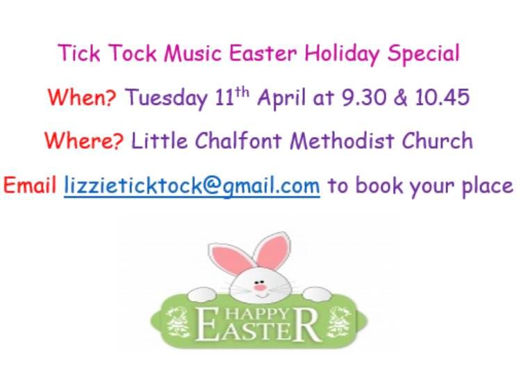 Tick Tock Music Easter Holiday Special!, Little Chalfont Methodist