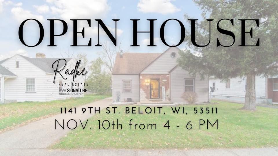 Open House with Radke Real Estate/Keller Williams, 1141 9th St, Beloit