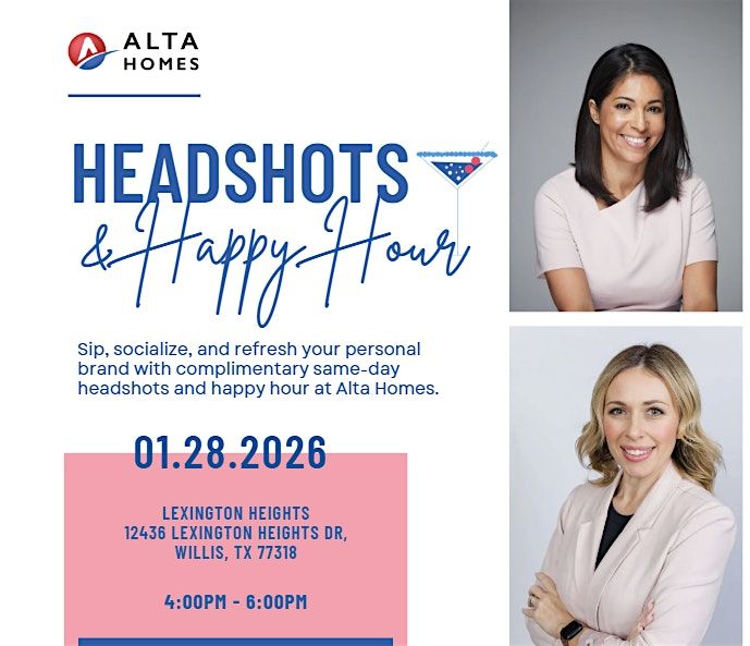 Headshots & Happy Hour with Alta Homes