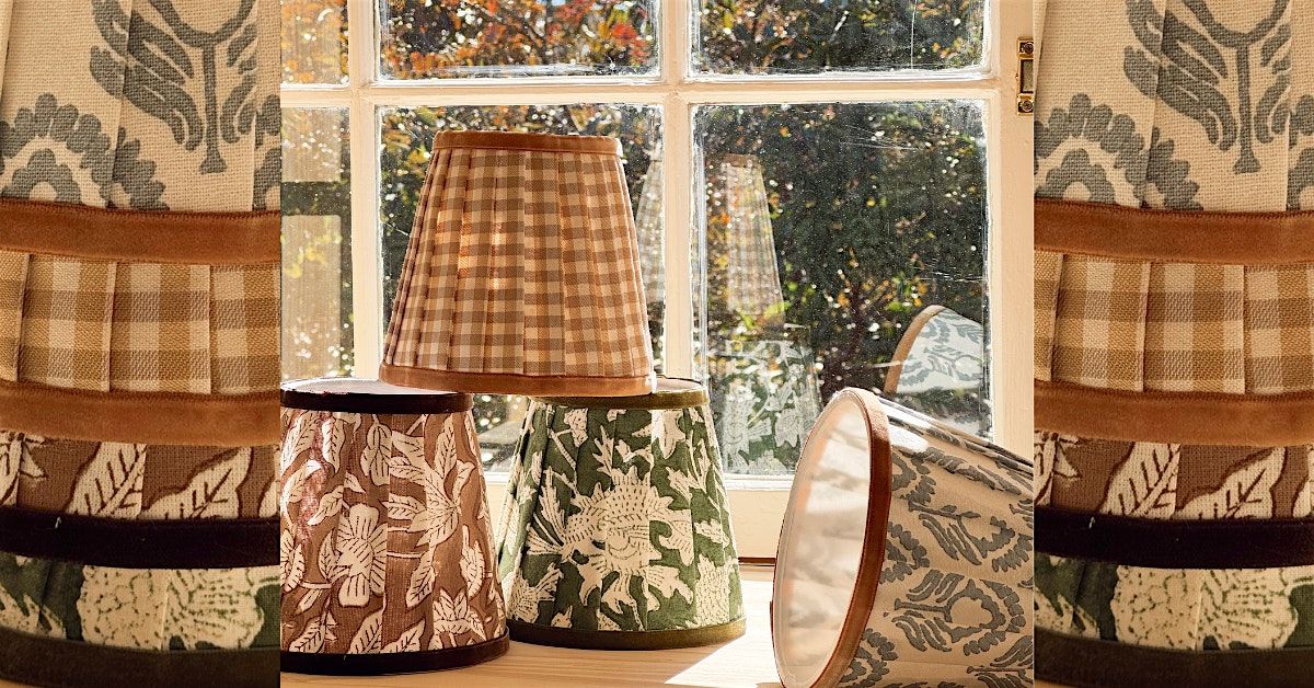 No Sew Custom Lamp Shade Workshop with Suzie Thornton & Bedford Lee, 22 November | Event in Middleburg