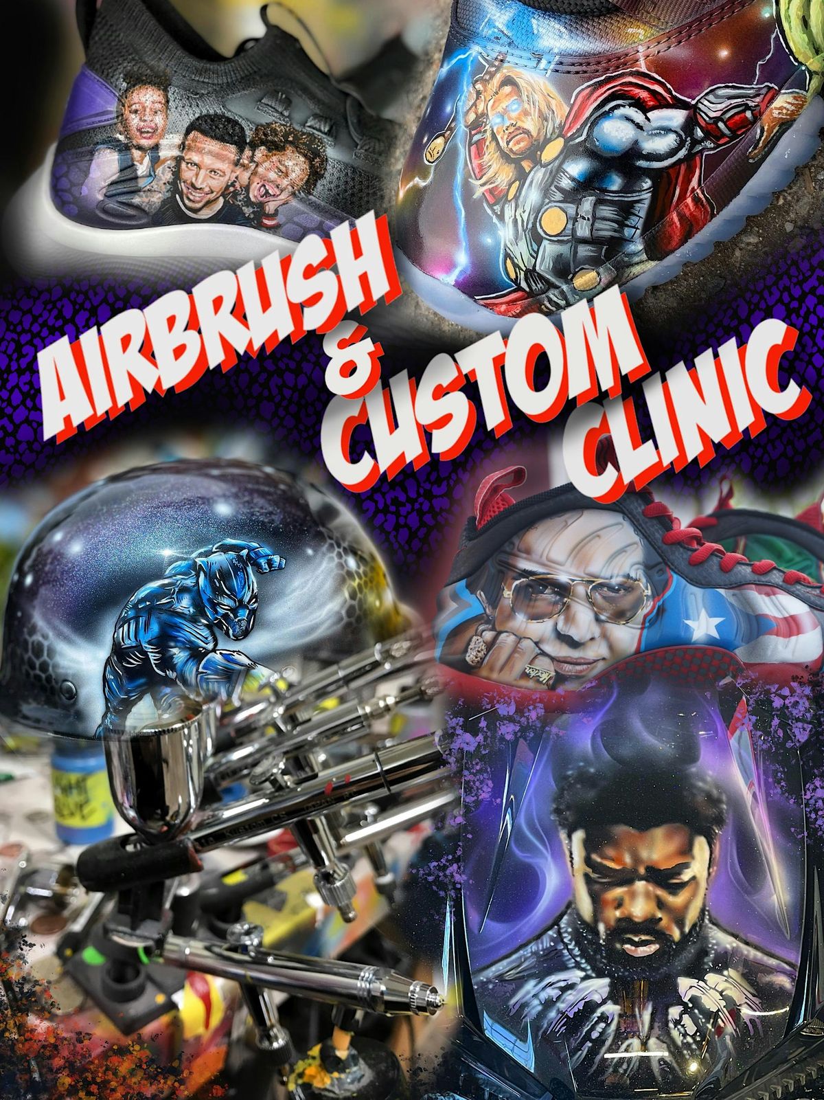 Airbrush and Custom Clinic, 112 Frederick Ave, Rockville, 7 November ...