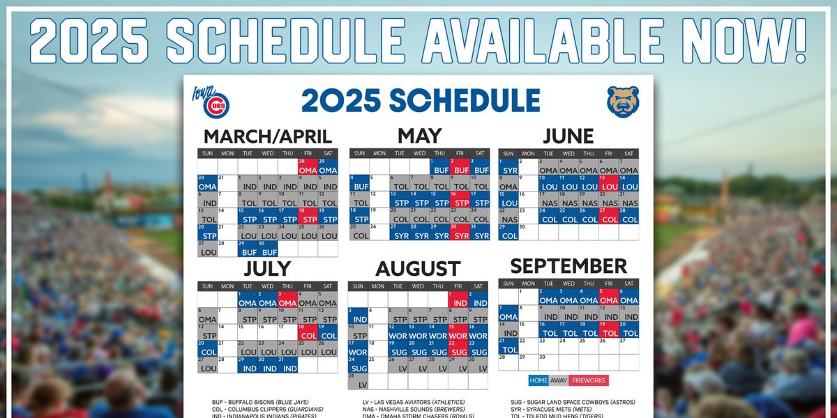 Iowa Cubs vs. Louisville Bats, 10 June | Event in Des Moines | AllEvents