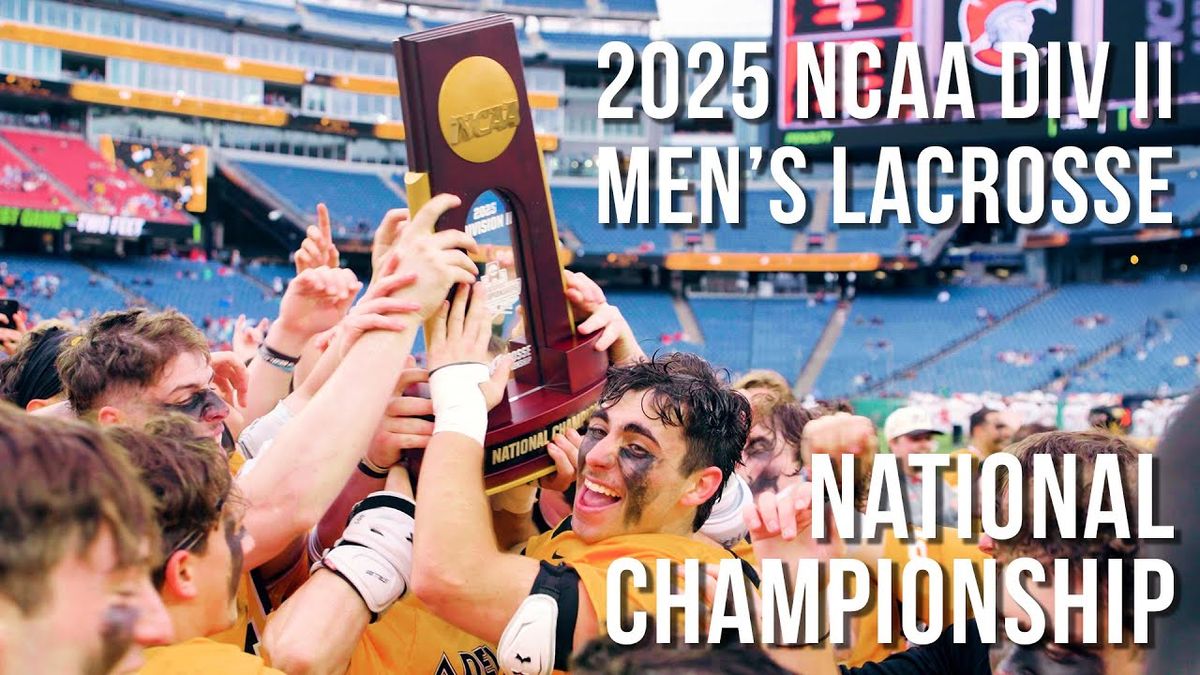 NCAA Mens Lacrosse Championships - Division I Mens Final at Scott Stadium, 25 May | Event in Charlottesville