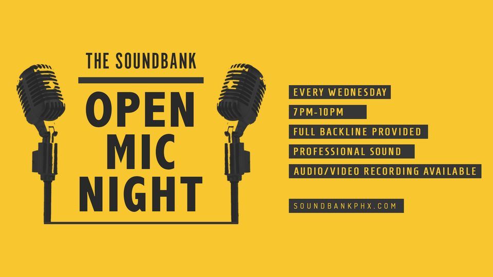 Open Mic Night at The Soundbank!, The Soundbank, Phoenixville, 28