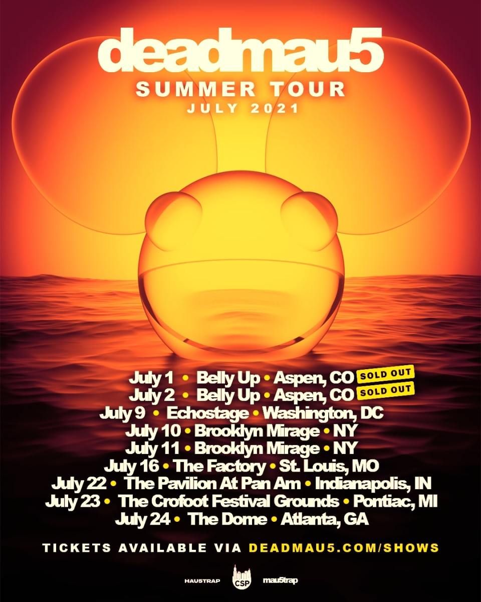 Deadmau5 at Brooklyn Mirage - Avant Gardner, 9 August | Event in Brooklyn | AllEvents