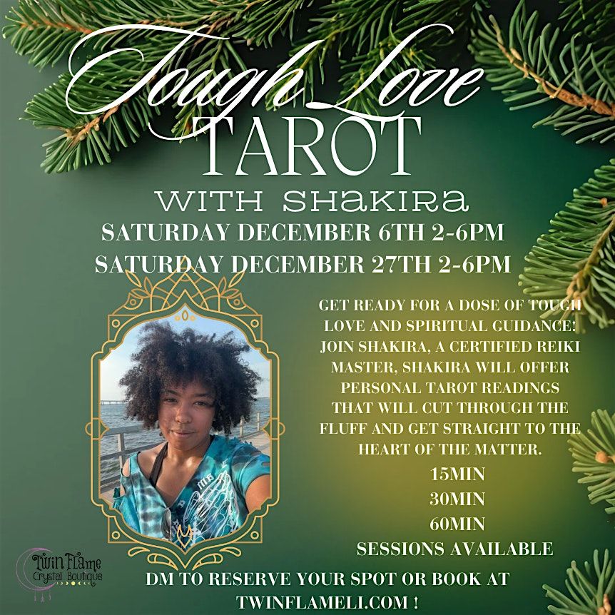 Tough Love Tarot Readings With Shakira, 27 December | Event in Bethpage | AllEvents