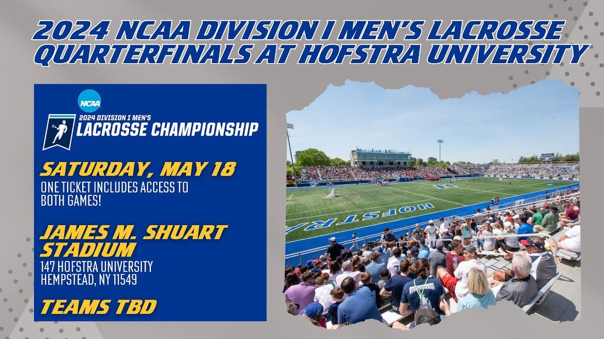 NCAA Mens Lacrosse Championships - Division I Mens Semifinals at Scott Stadium, 23 May | Event in Charlottesville