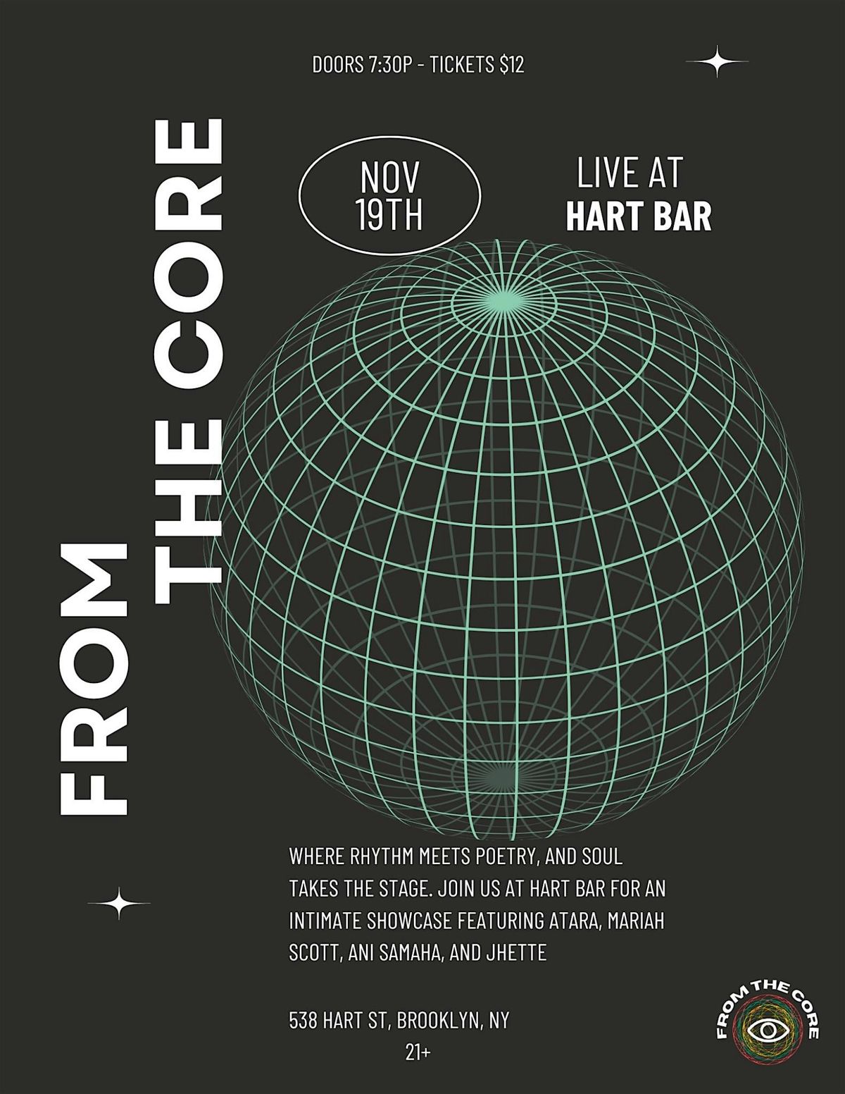 From The Core | Event in Brooklyn | AllEvents
