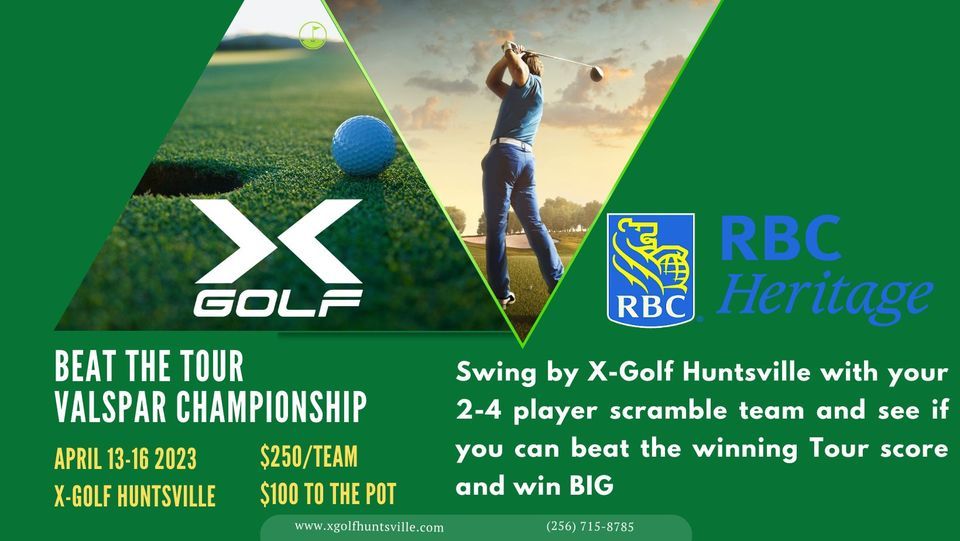 Beat the PGA Tour (RBC Heritage), XGolf Huntsville, April 10 2023