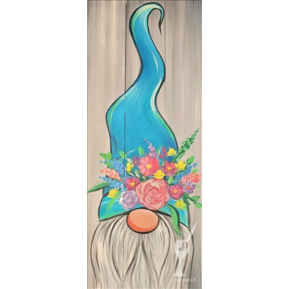 Floral Gnome Paint Class, Painting with a Twist (2100 Stephens Ave