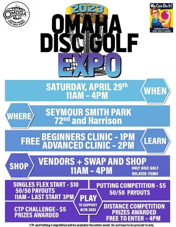 2023 Omaha Disc Golf Expo Seymour Smith Disc Golf Course Richfield 