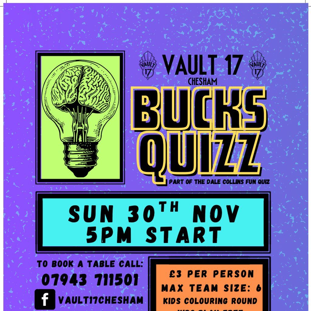 Bucks Quiz - FREE | Event in Chesham | AllEvents