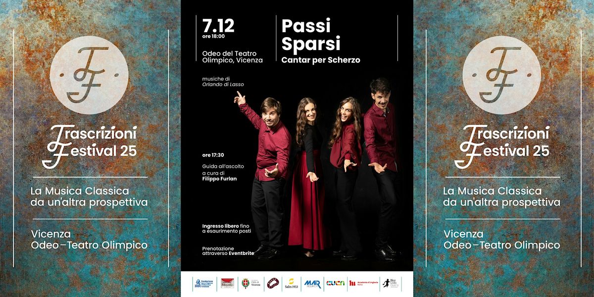 Passi Sparsi - Cantar per Scherzo, 7 December | Event in Vicenza | AllEvents
