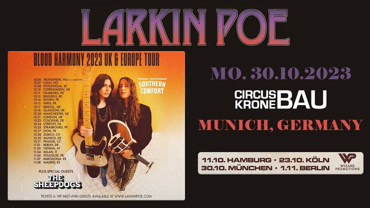 Larkin Poe Berlin Tickets, 1 November | Event in Berlin | AllEvents