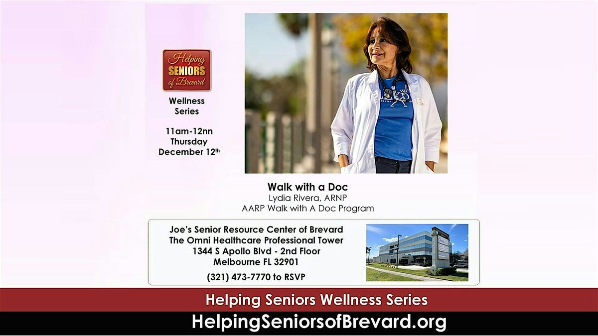 Helping Seniors Wellness: Walk with a Doc, 11 December | Event in Melbourne | AllEvents
