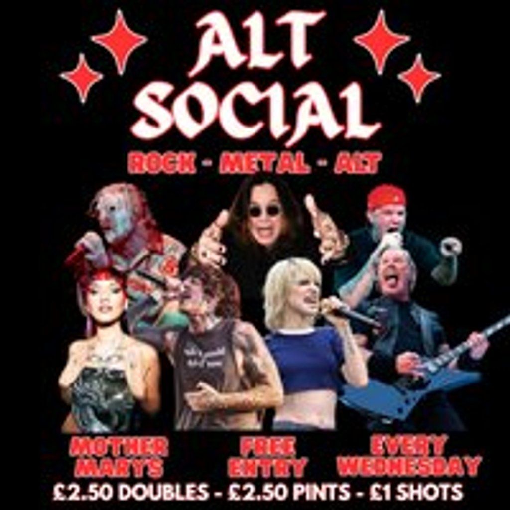ALT SOCIAL - Rock / Metal / Alt Club (FREE ENTRY), 24 September | Event in Manchester | AllEvents