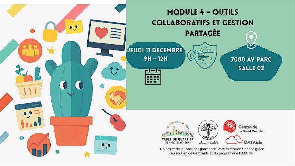 MODULE 4 — Outils collaboratifs et gestion partagée, 11 December | Event in Montréal | AllEvents