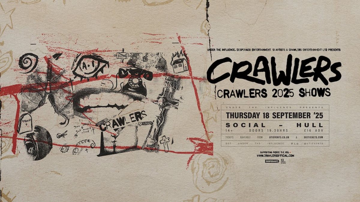 Crawlers | Hull, 18 September | Event in Kingston Upon Hull | AllEvents