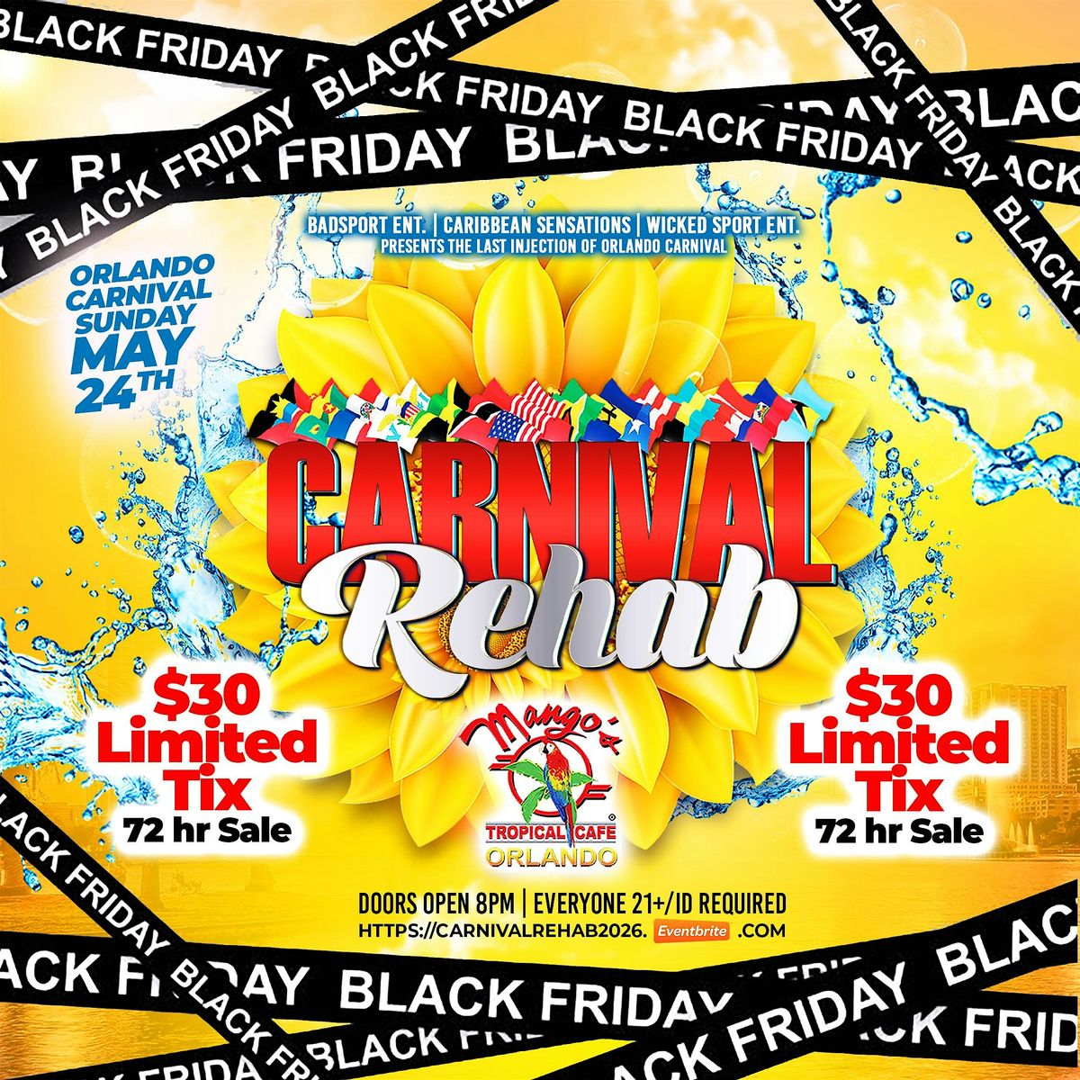 Carnival Rehab 2026, 24 May | Event in Orlando | AllEvents