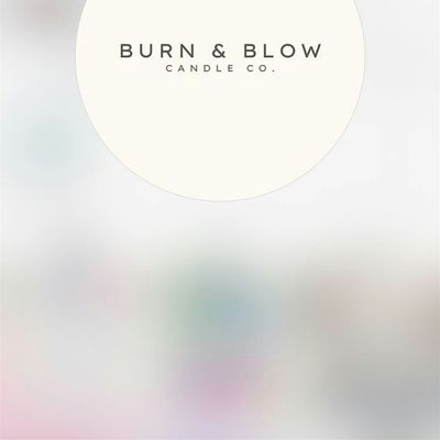 Burn & Blow Candle Co. logo