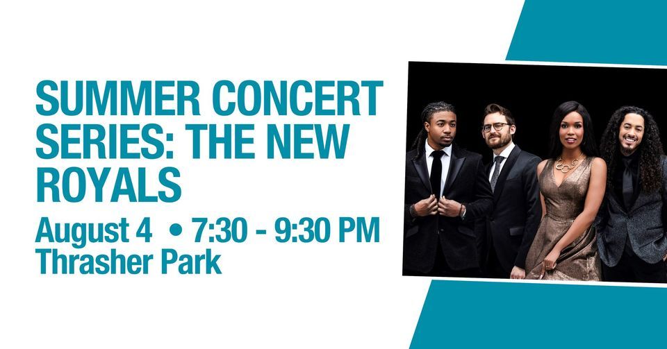 Summer Concert Series The New Royals, Thrasher Park, Norcross, August
