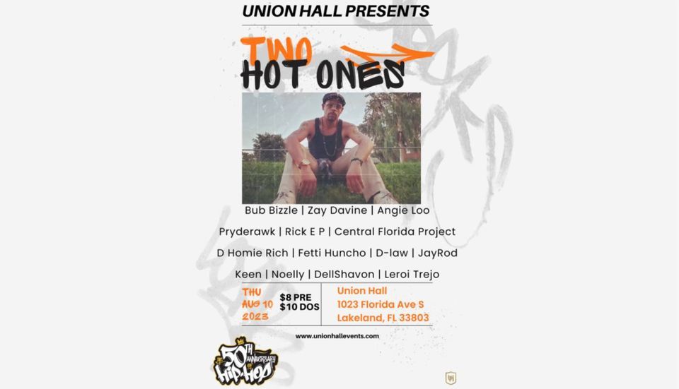 Pryderawk Presents: Two Hot Ones, Union Hall, Lakeland, 10 August 2023 ...
