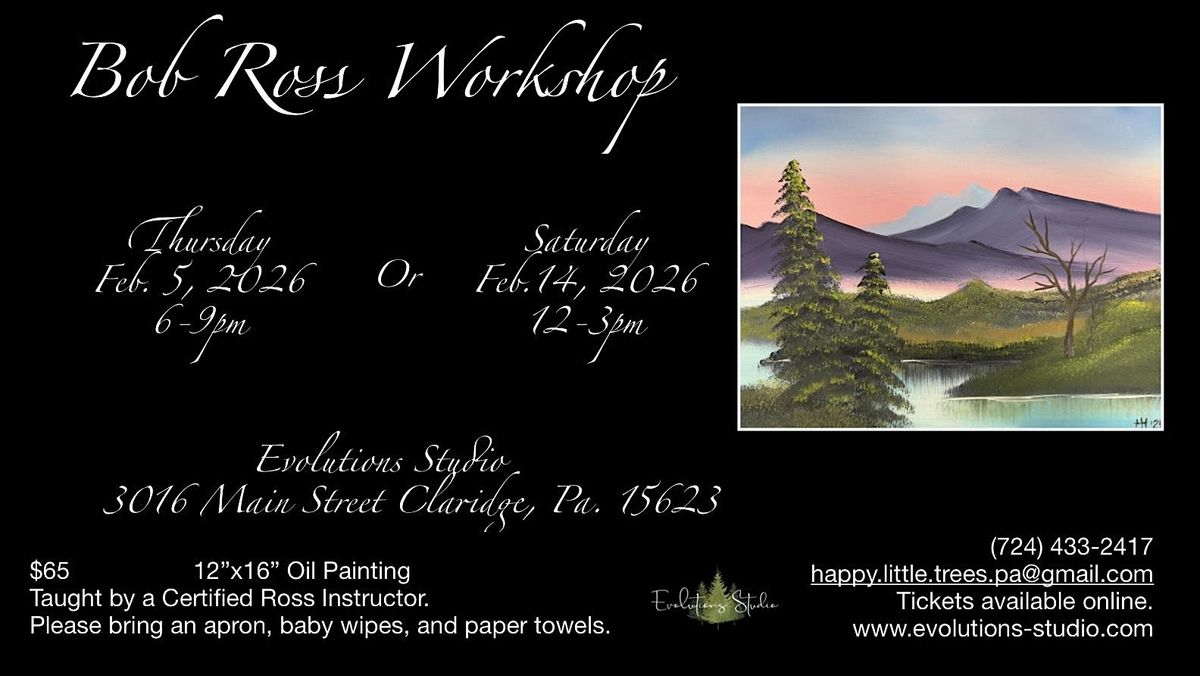 February 5, 2026 - View from Clear Creek - Bob Ross Workshop, 5 February | Event in Claridge | AllEvents