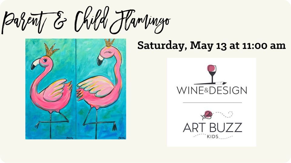 Adult & Child Painting Class, Wine & Design Cary (Cary, NC), 13 May