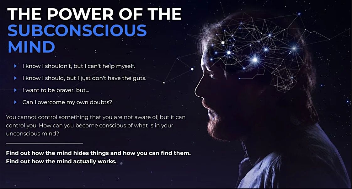 The Power of the Subconscious Mind Lecture, 2 December | Event in San Jose | AllEvents