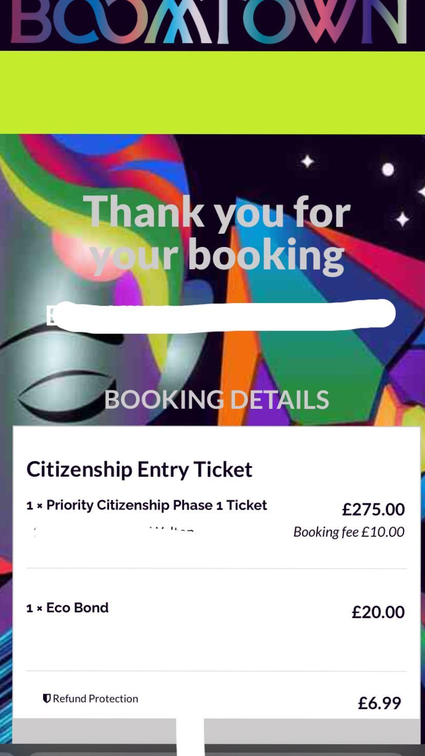 BoomTown Fair 2024 Citizenship Entry Tickets, Matterley Estate