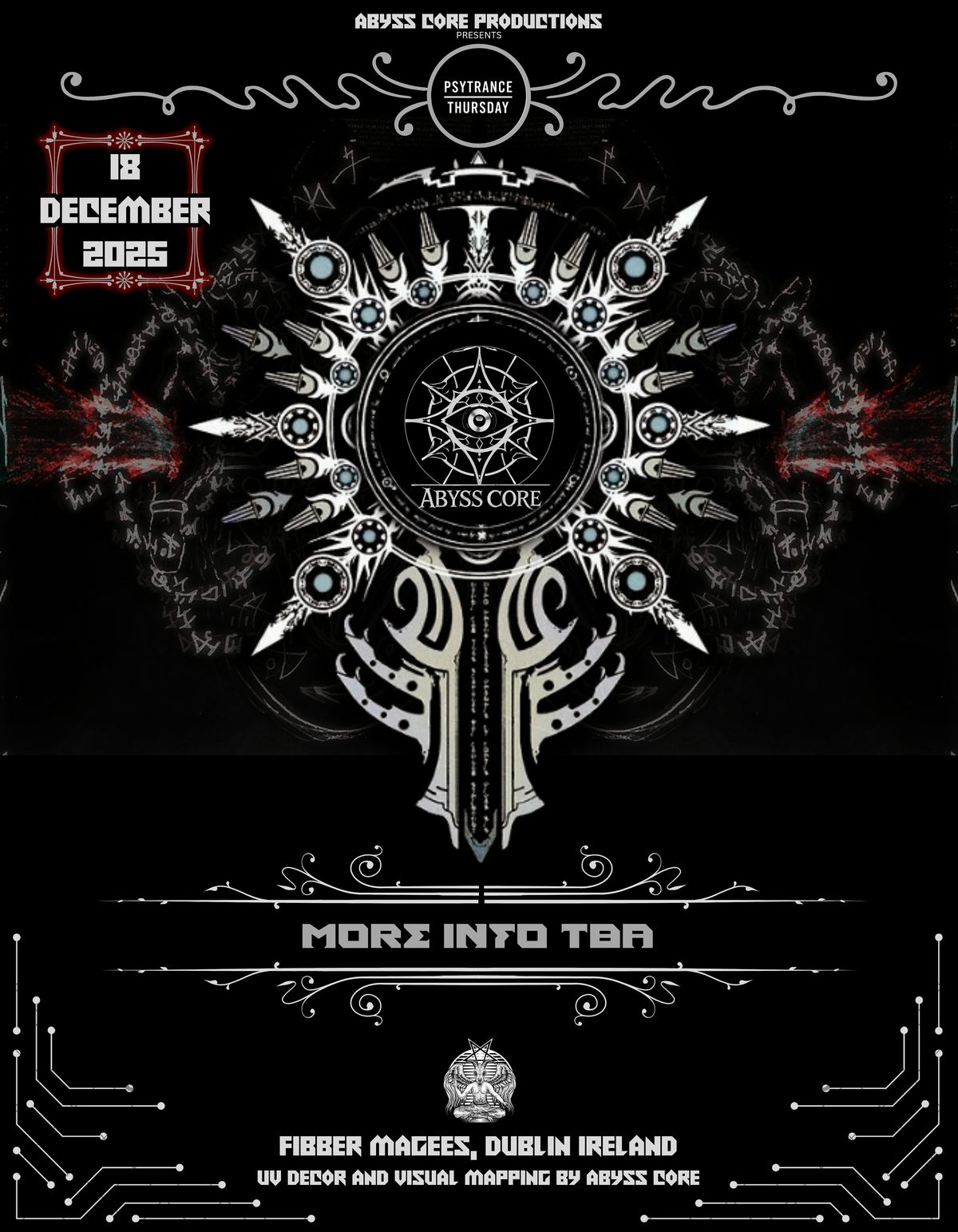 Abyss Core - Psytrance Thursdays, 18 December | Event in Dublin 1 | AllEvents