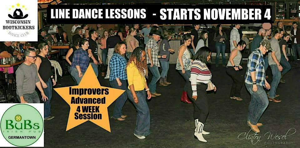 Line Dance Lessons Improvers/Advance 4 Week Session November ...