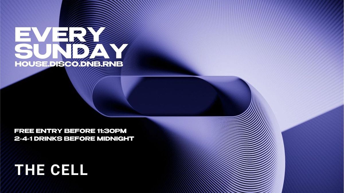 Sunday's @ The Cell - 241 DRINKS BEFORE MIDNIGHT! FREE ENTRY, 4 January | Event in Nottingham | AllEvents