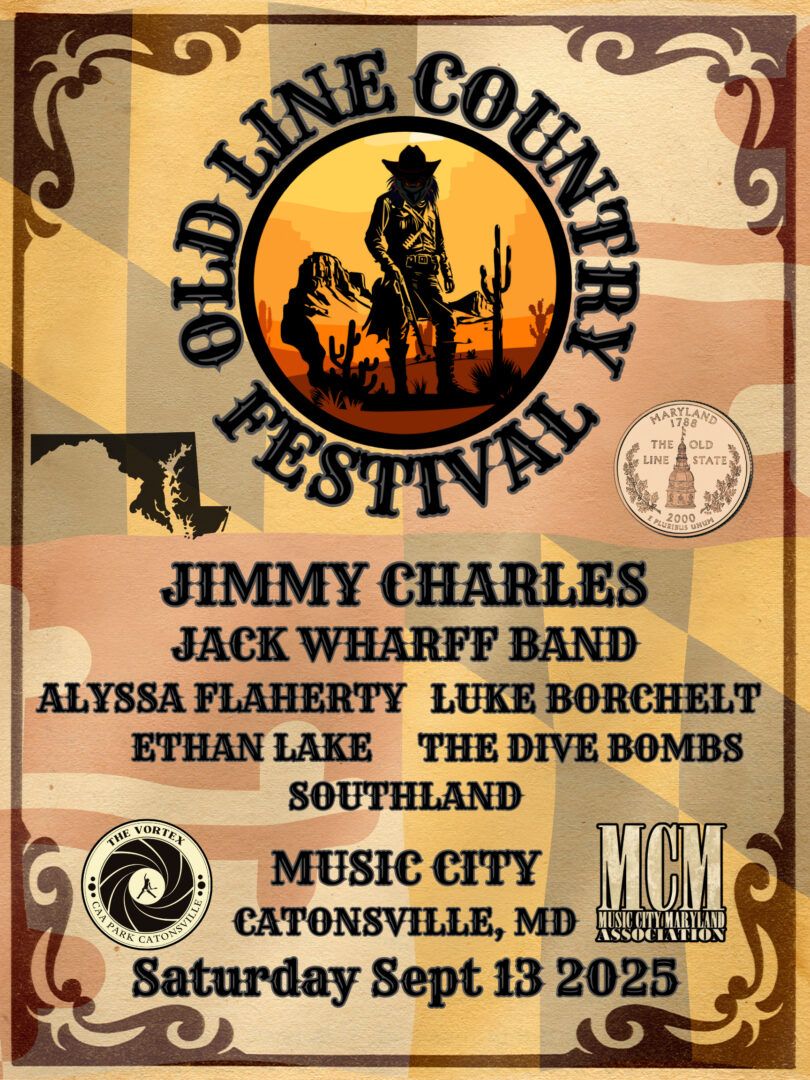 Old Line Country Festival: Jimmy Charles  Alyssa Flaherty & Luke Borchelt, 12 September | Event in Catonsville