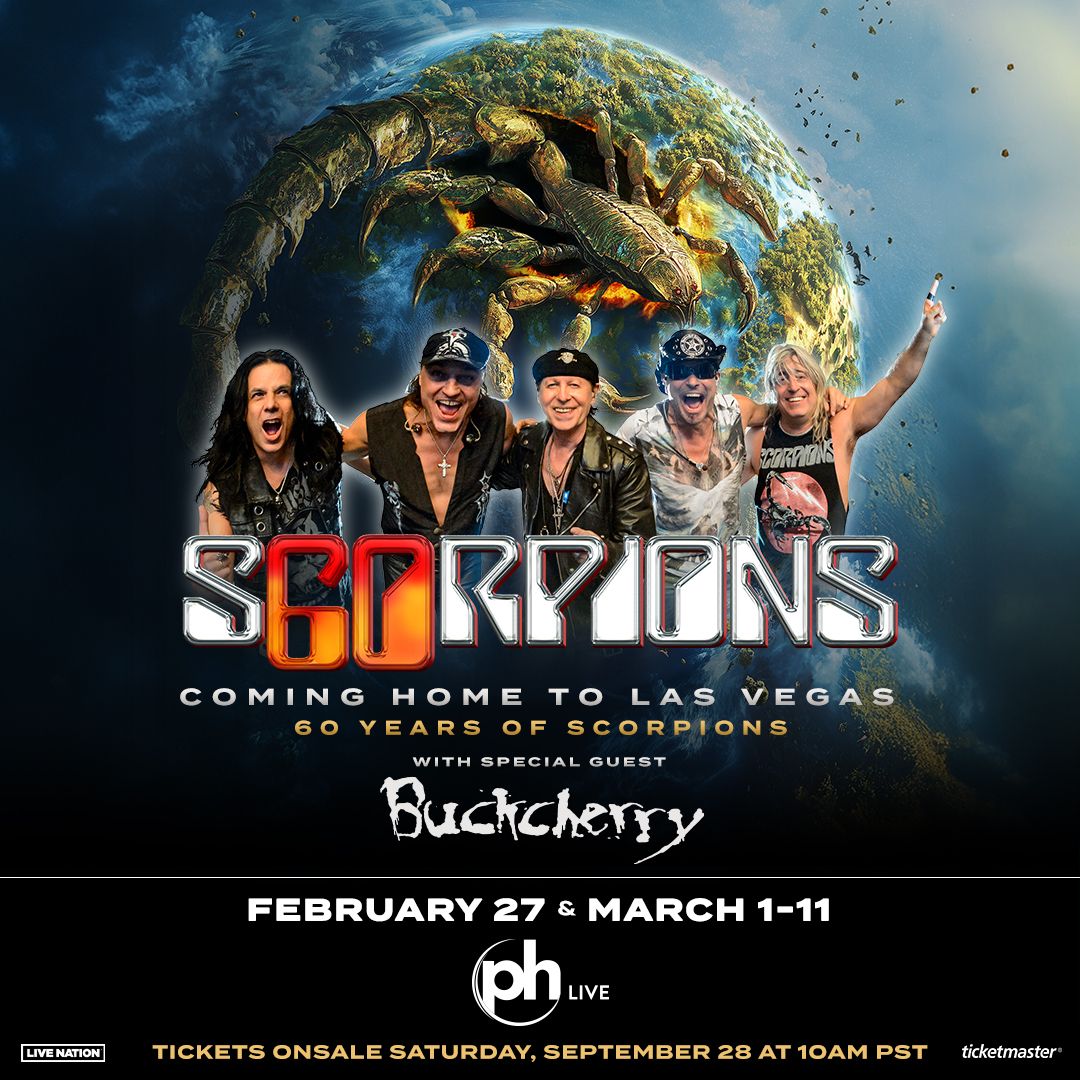 Scorpions Las Vegas Tickets, 14 August | Event in Las Vegas | AllEvents