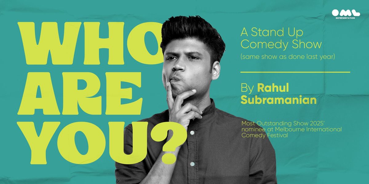Who Are You by Rahul Subramanian, 1 June | Event in Nagpur | AllEvents
