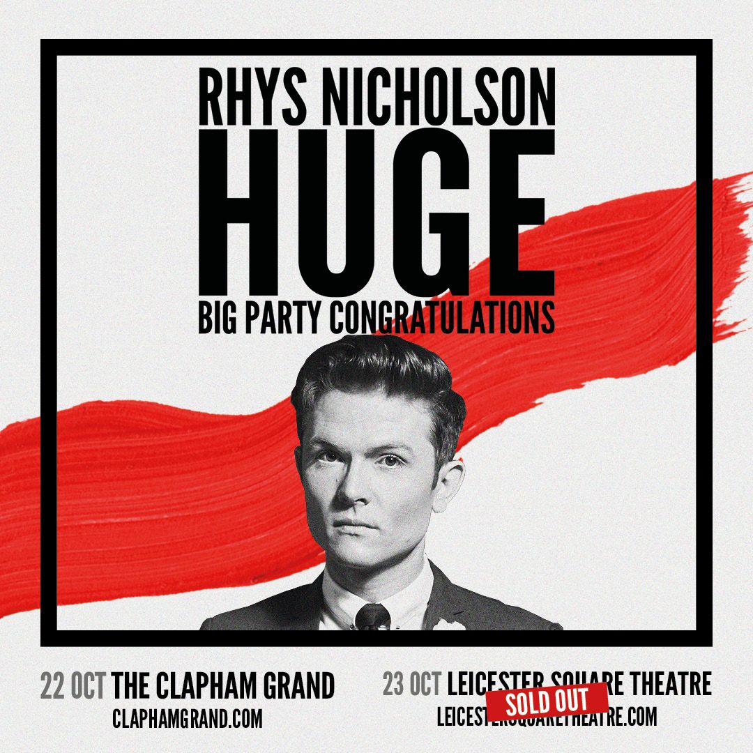 Rhys Nicholson - Huge Big Party Congratulations at Flato Markham Theatre, 24 January | Event in Markham | AllEvents