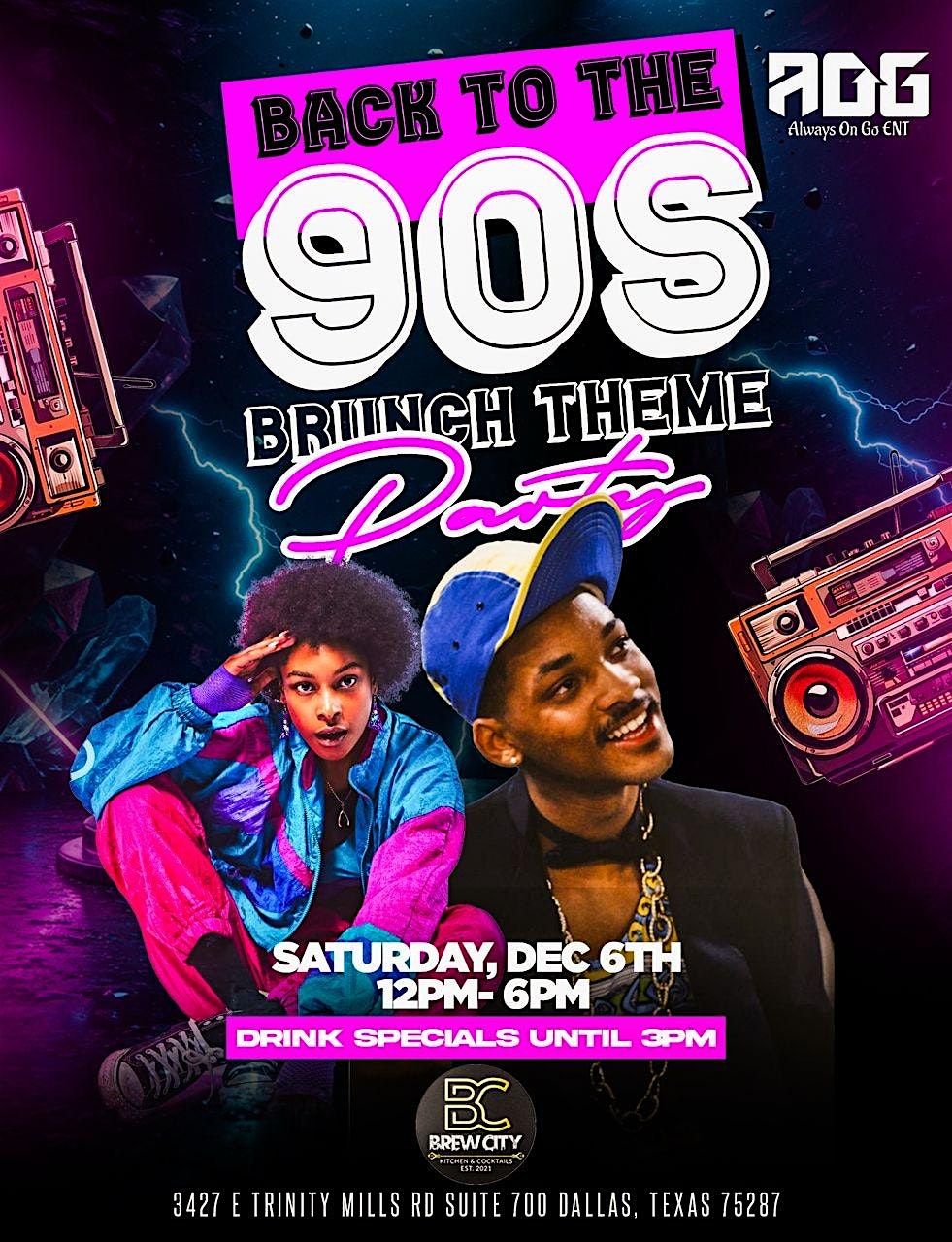 90s Theme Brunch Party! Show up and Show out!, 6 December | Event in Dallas | AllEvents