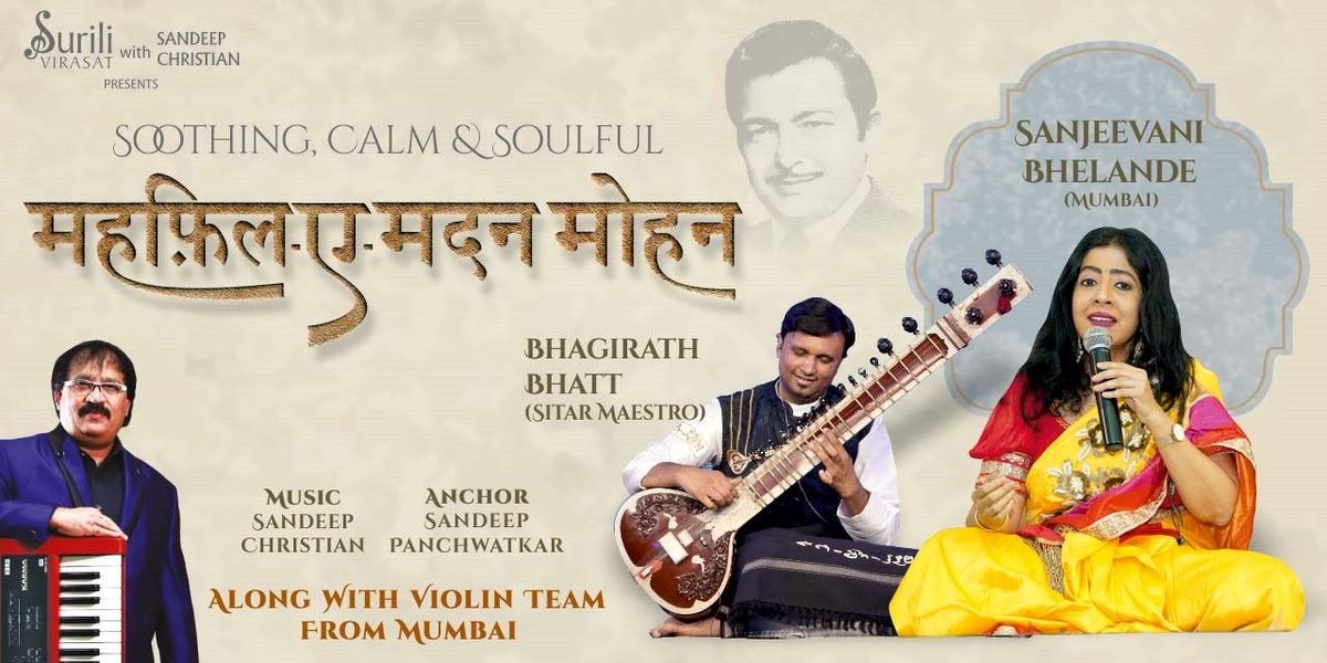 Mehfil E Madanmohan, 28 August | Event in Ahmedabad | AllEvents
