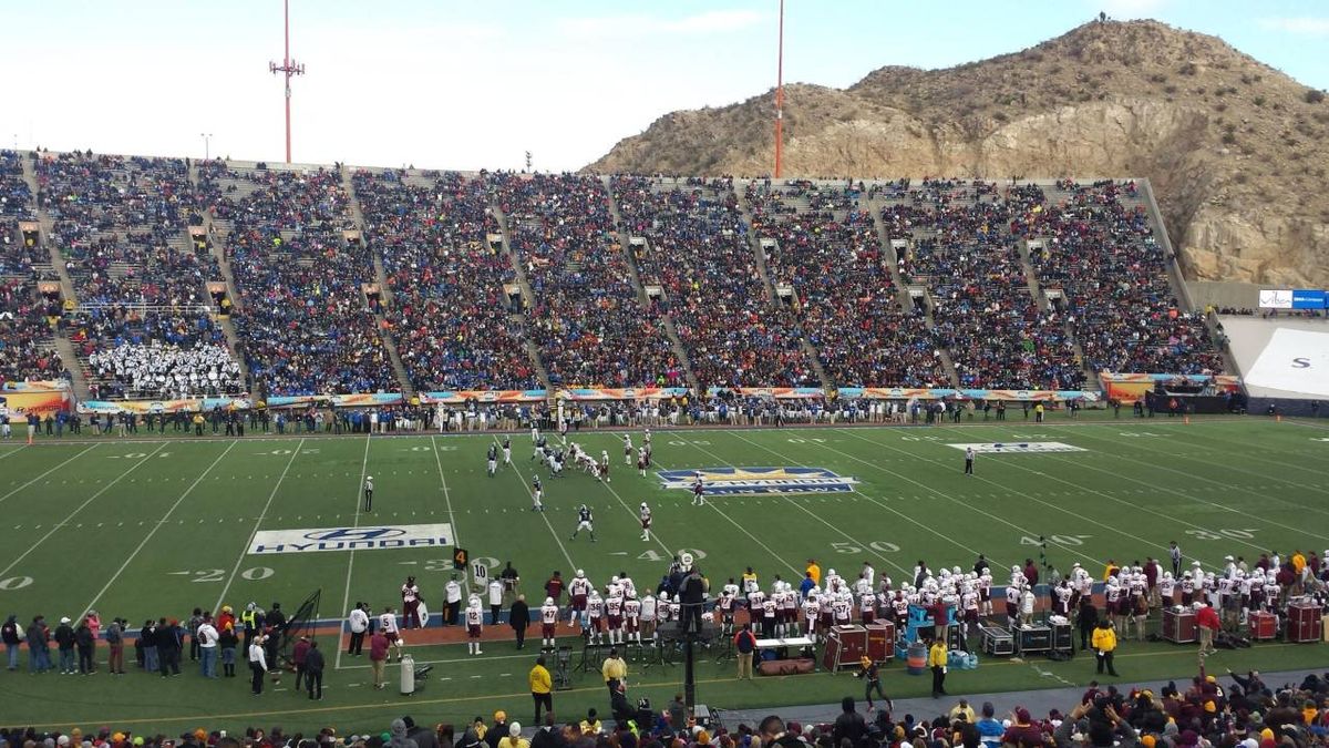 UTEP Miners vs. San Jose State Spartans, Sun Bowl Stadium, El Paso ...