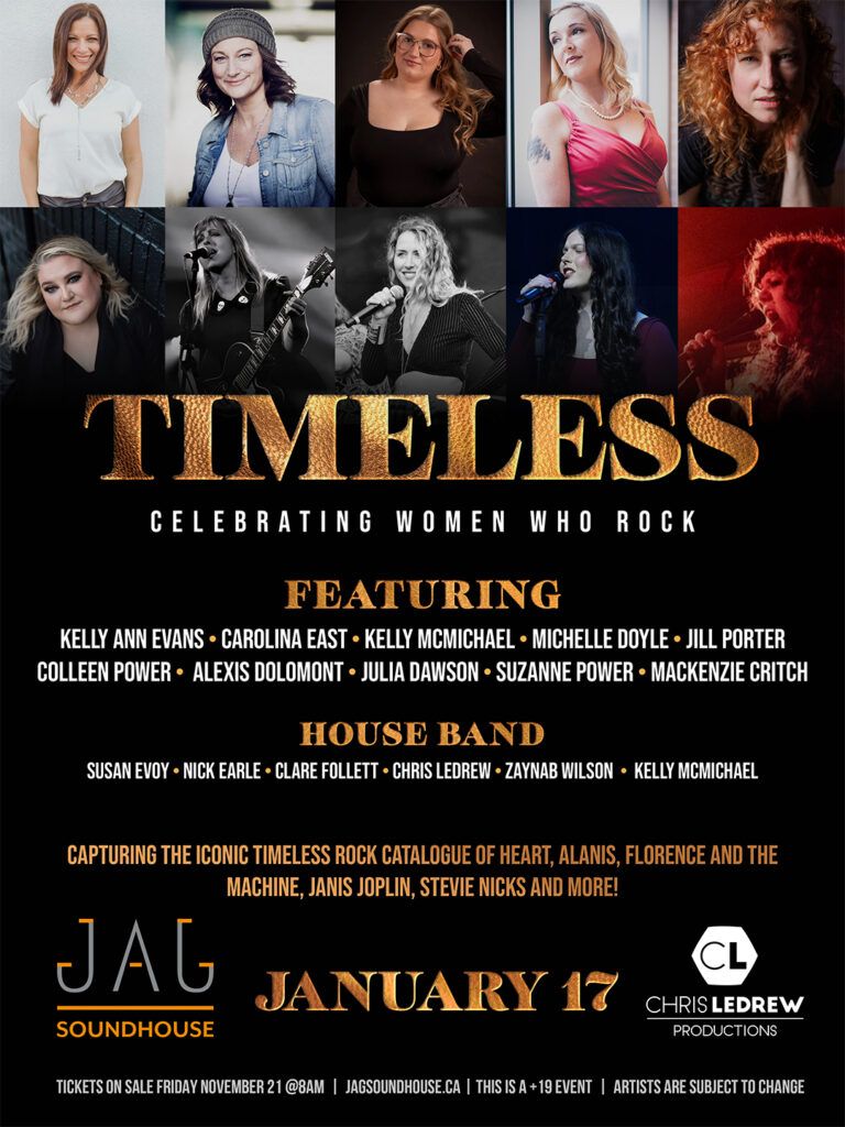 Timeless - Celebrating Women Who Rock, 16 January | Event in St. John's | AllEvents